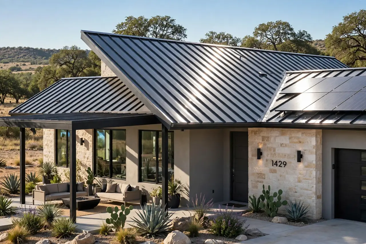 Metal roofing Dallas TX — standing seam install